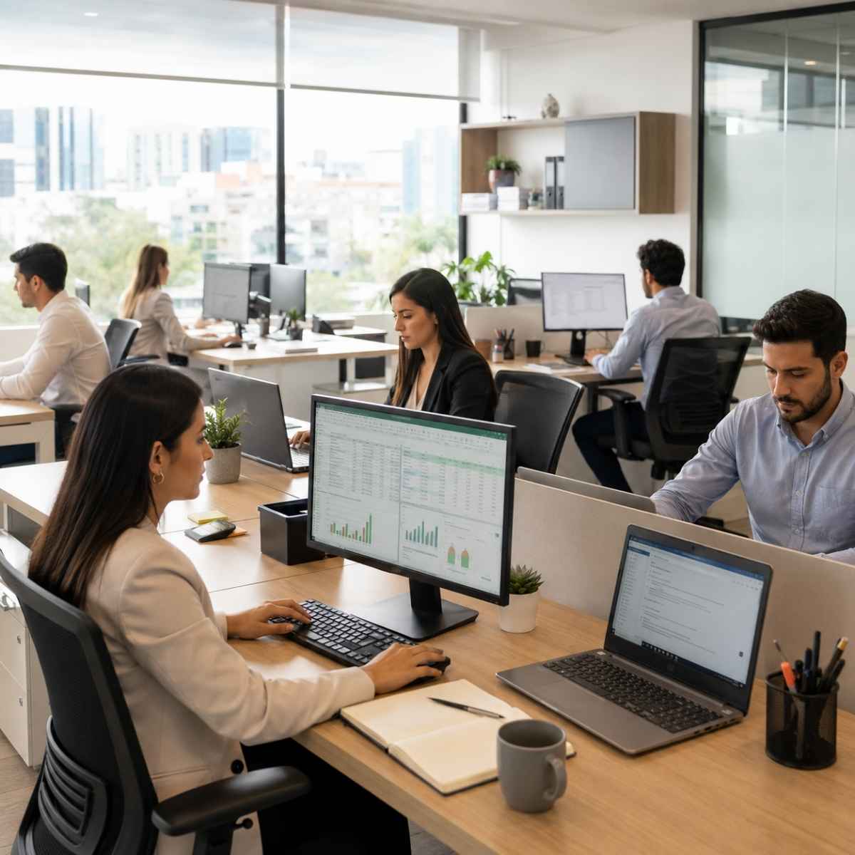 Alquiler de computadores para oficinas y áreas administrativas
