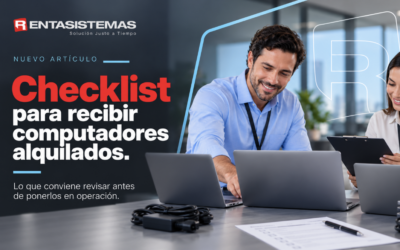Checklist para recibir computadores alquilados en una empresa